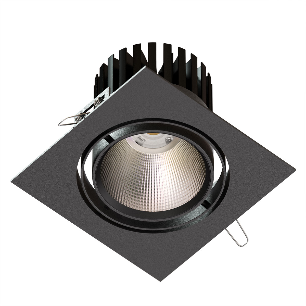 oświetlenie Cleoni INTE LED SLM lampa wpuszczana w sufit oświetlenie techniczne sufitowe wpuszczane